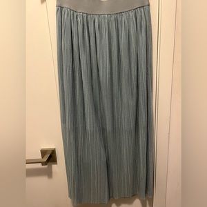 Mendocino blue pleated skirt. Size small